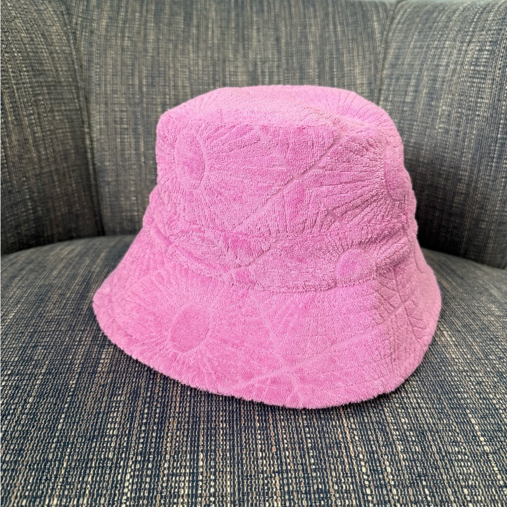 Textured Pink Bucket Hat - Picture 2 of 4